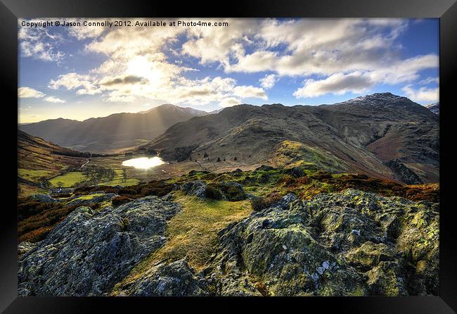 Little Langdale Valley Framed Print by Jason Connolly