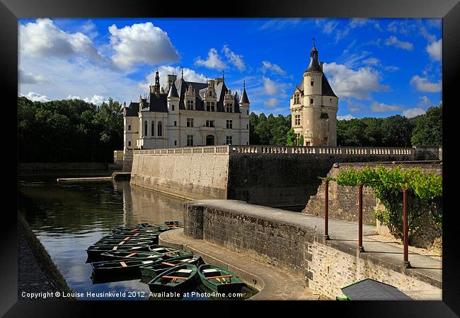 Chateau Chenonceau, Loire Valley, France Framed Print by Louise Heusinkveld