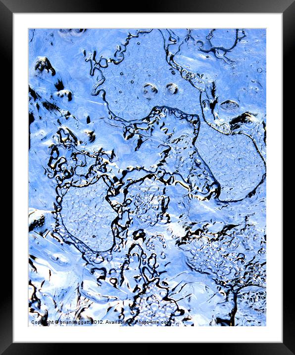Ice Framed Mounted Print by Brian  Raggatt