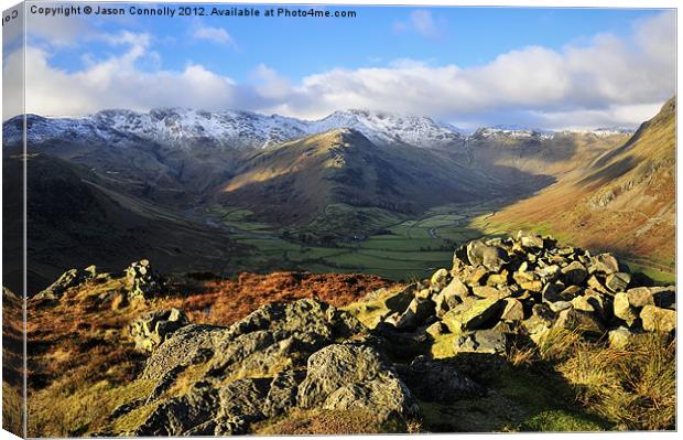 Great langdale Canvas Print by Jason Connolly