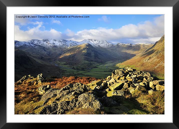 Great langdale Framed Mounted Print by Jason Connolly