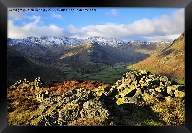 Great langdale Framed Print by Jason Connolly
