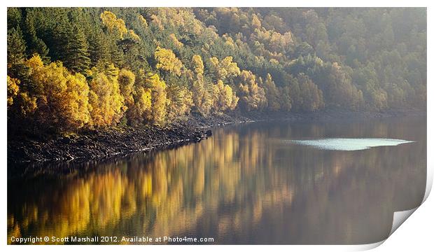 A Wash of Colour Print by Scott K Marshall