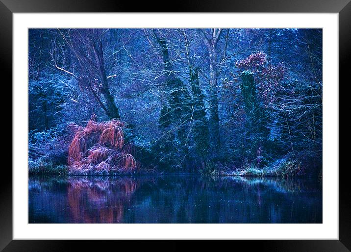 Mystic Lake Framed Mounted Print by Dawn Cox
