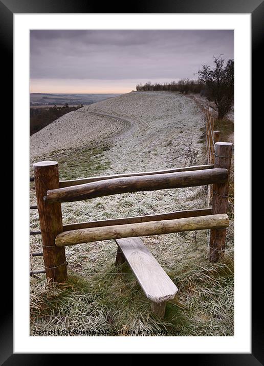 A Winters Stile Framed Mounted Print by Phil Wareham