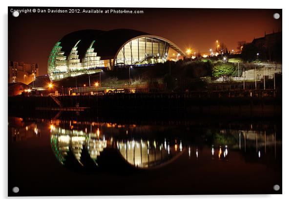 Gateshead Sage Reflected Acrylic by Dan Davidson