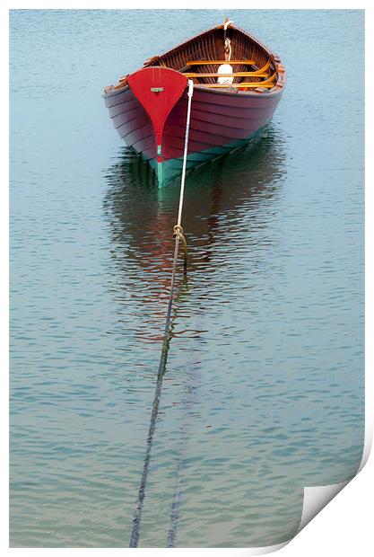 The Boat Print by Tracey Whitefoot