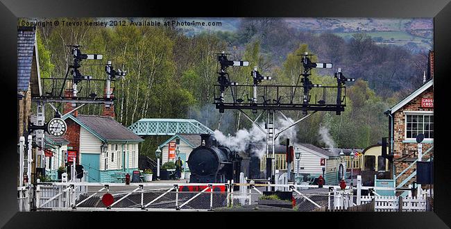 Grosmont Station Framed Print by Trevor Kersley RIP