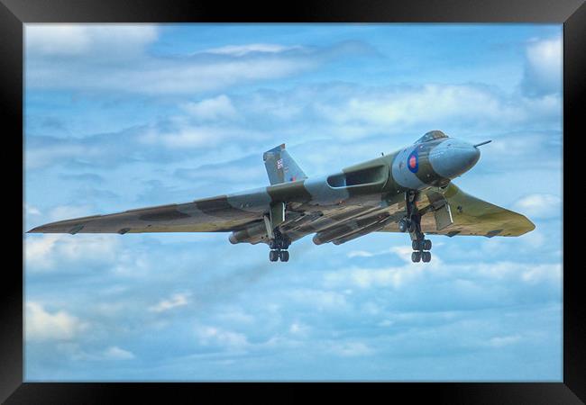 Vulcan Bomber Framed Print by David Yeaman