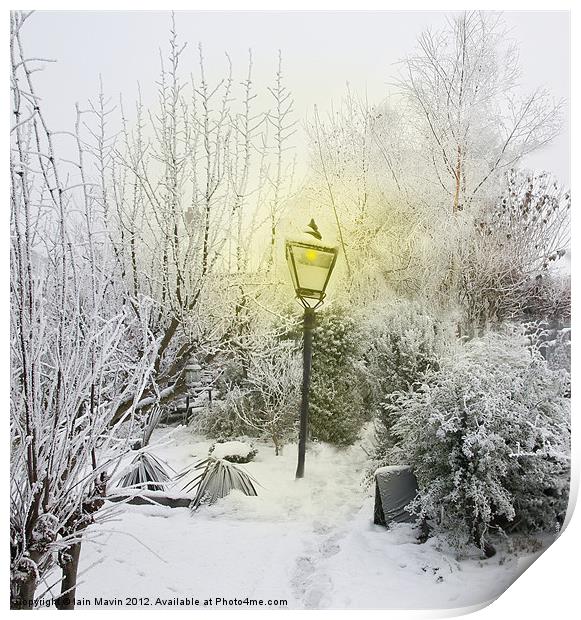 Narnia in my Garden Print by Iain Mavin