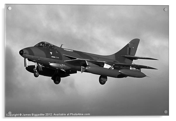 Hawker Hunter Acrylic by J Biggadike