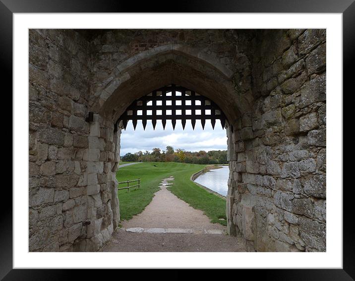 Archway Framed Mounted Print by sharon bennett