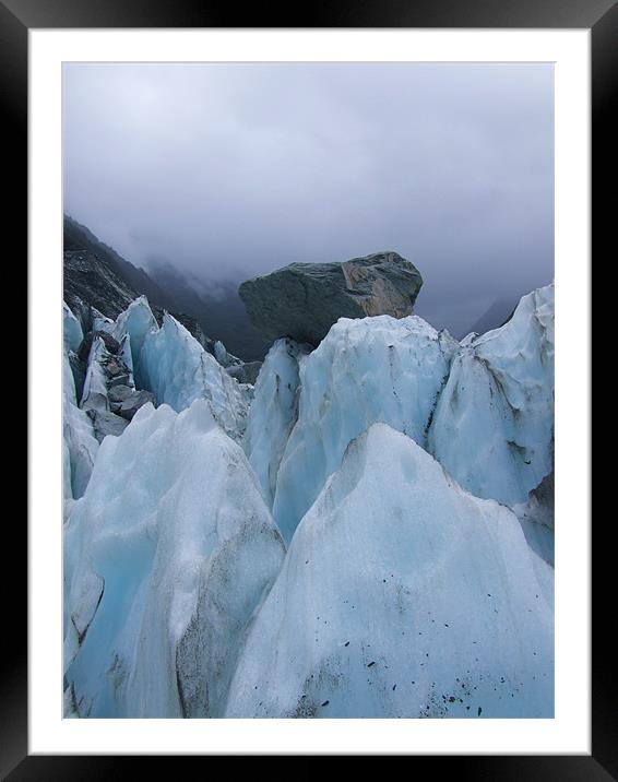 Franz Josef Glacier Framed Mounted Print by Paula Guy