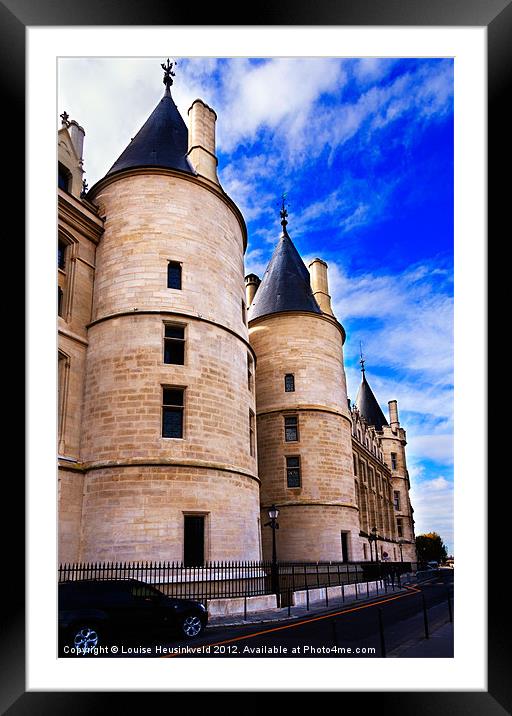Conciergerie Towers, Paris Framed Mounted Print by Louise Heusinkveld