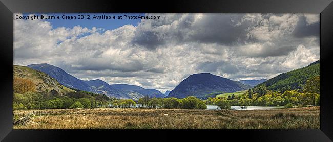 The Loweswater Fells Framed Print by Jamie Green
