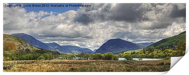 The Loweswater Fells Print by Jamie Green