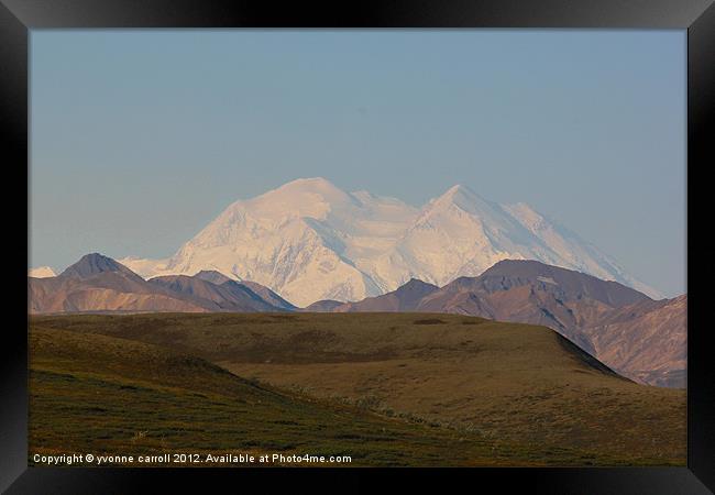 Mount McKinlay, Alaska Framed Print by yvonne & paul carroll