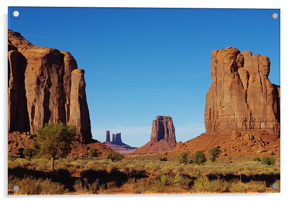Spectacular Monument Valley, Arizona Acrylic by Claudio Del Luongo