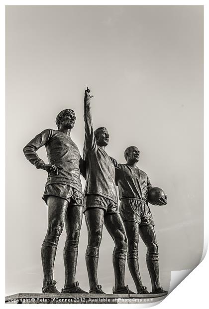 Manchester United Legends Print by Canvas Landscape Peter O'Connor