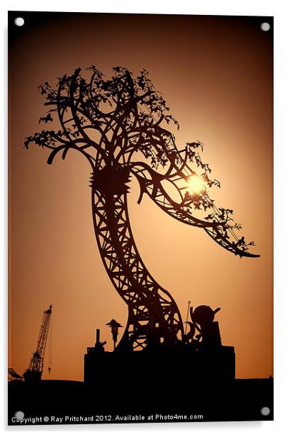 Iron Tree Acrylic by Ray Pritchard