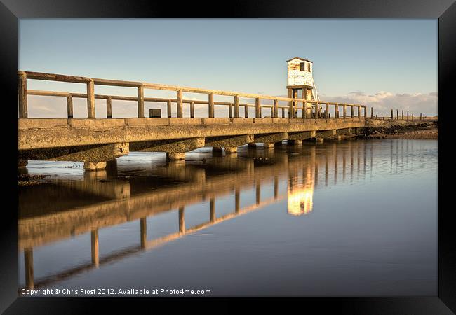 Holy Island Watchtower Framed Print by Chris Frost