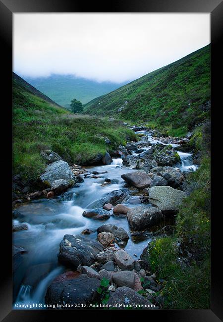 Glenshee Framed Print by craig beattie