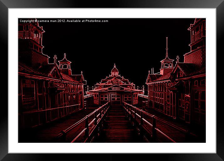 Thermal pier Framed Mounted Print by camera man