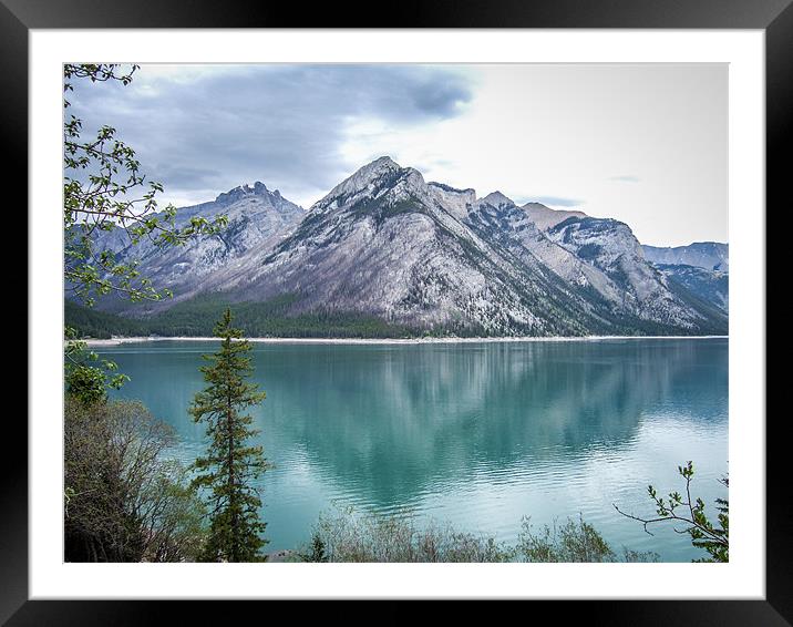 Rockies Reflection Framed Mounted Print by Adrian Thurm