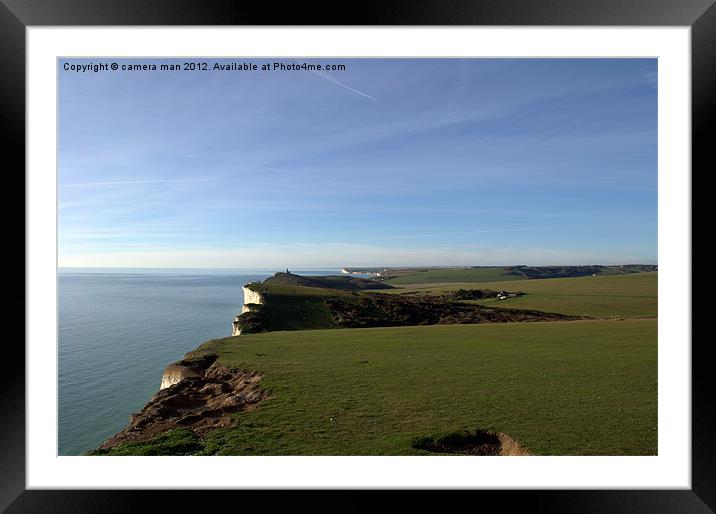 Coastline Framed Mounted Print by camera man