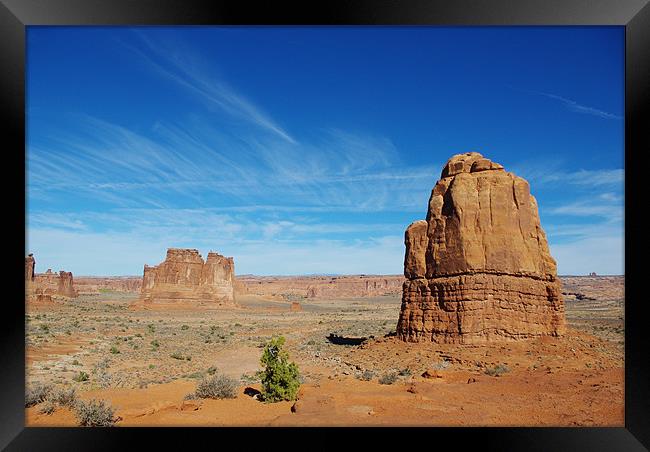 Arches National Park, Utah Framed Print by Claudio Del Luongo