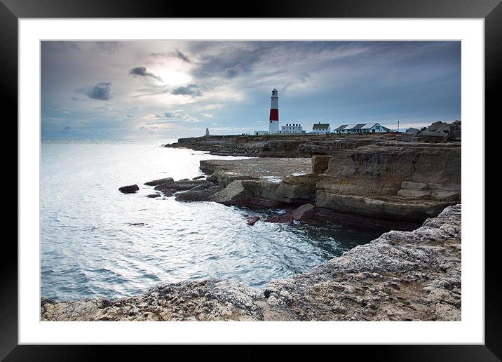 Portland Lighthouse Framed Mounted Print by Weng Tan