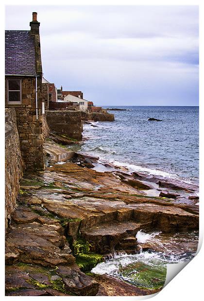Along Anstruther Way Print by Fraser Hetherington