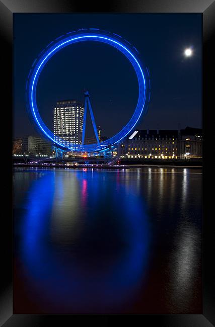 London Eye Framed Print by Tracey Whitefoot