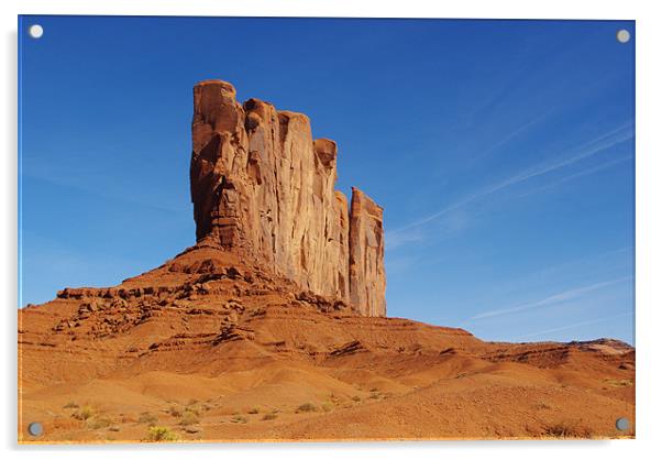 Spectacular rock wall, Arizona Acrylic by Claudio Del Luongo