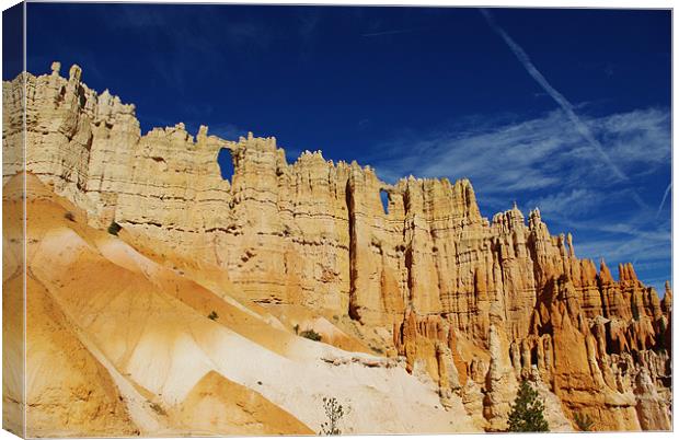 Two eyes in Bryce Canvas Print by Claudio Del Luongo