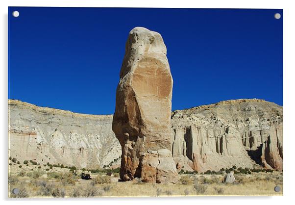 Chimney Rock, Kodachrome Basin State Park, Utah Acrylic by Claudio Del Luongo