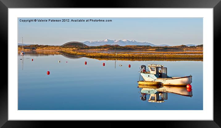 Irvine To Arran Framed Mounted Print by Valerie Paterson