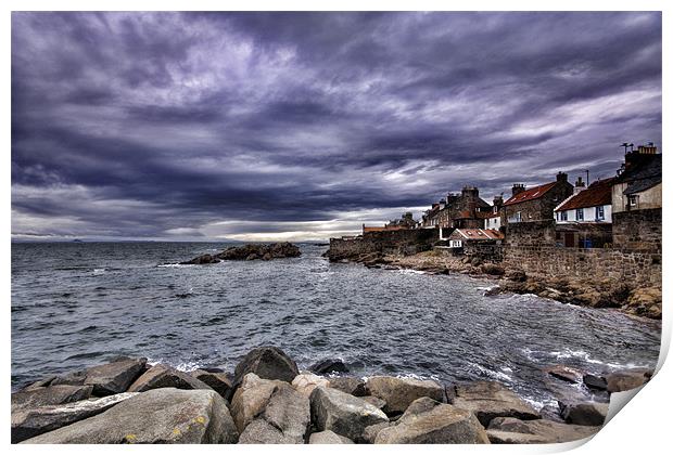 Anstruther Seaview Print by Fraser Hetherington