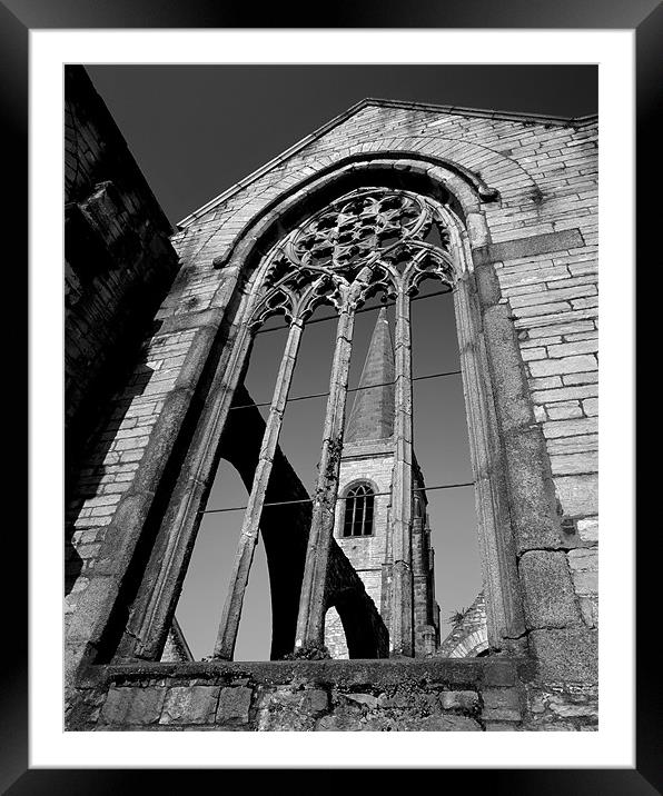 Charles Church Ruin,Plymouth Framed Mounted Print by Darren Galpin
