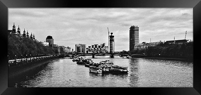 From Westminster Bridge Framed Print by Chris Nowicki