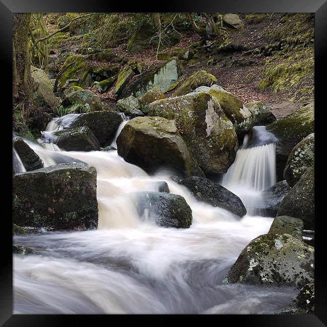 Paddly Gorge Stream, Peak District Framed Print by Tom Reed