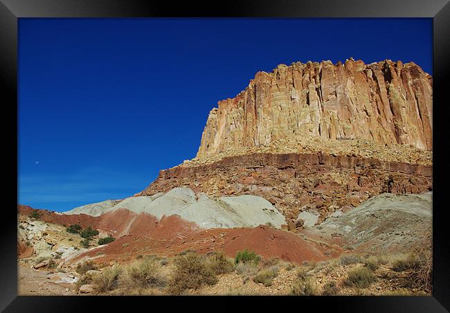Colours of Capitol Reef, Utah Framed Print by Claudio Del Luongo