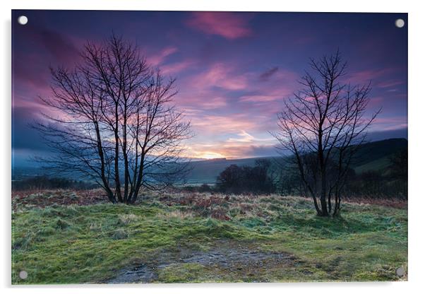 Hope Valley Sunrise Acrylic by Jonathan Swetnam
