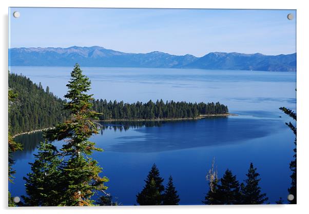 Lake Tahoe, California Acrylic by Claudio Del Luongo