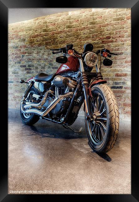 THE CUSTOM RIDE Framed Print by Rob Toombs