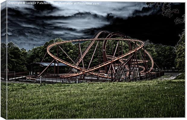 Loudoun Rollercoaster Canvas Print by Valerie Paterson