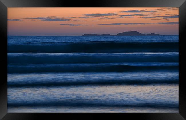 Tidal Layers Framed Print by Tracey Whitefoot