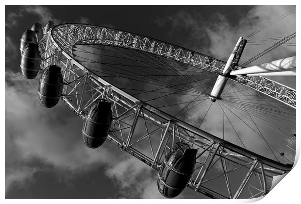 The London Eye Print by David Pyatt