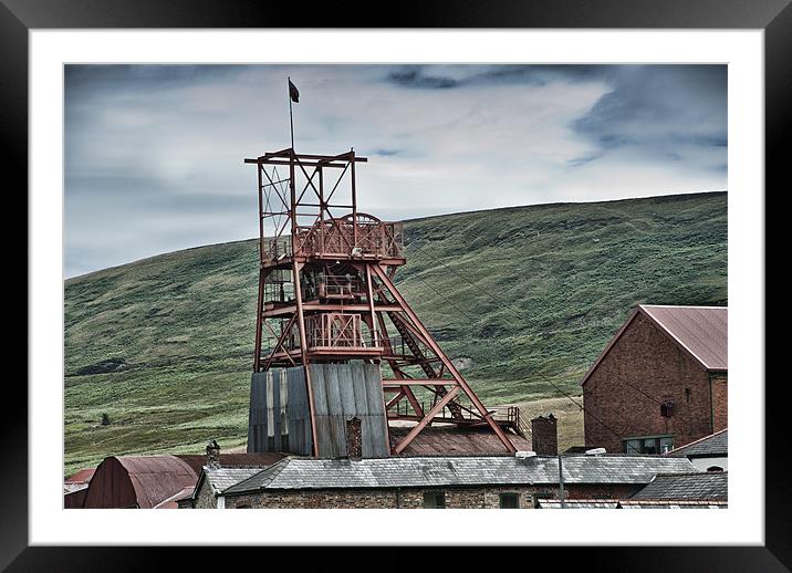 Big Pit Colliery Blaenavon Framed Mounted Print by Steve Purnell