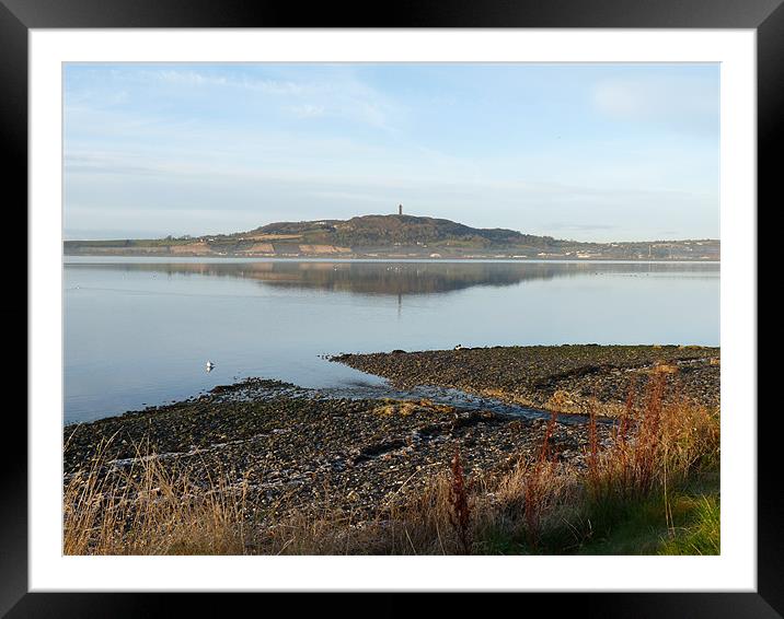 Scrabo View Framed Mounted Print by Noreen Linale